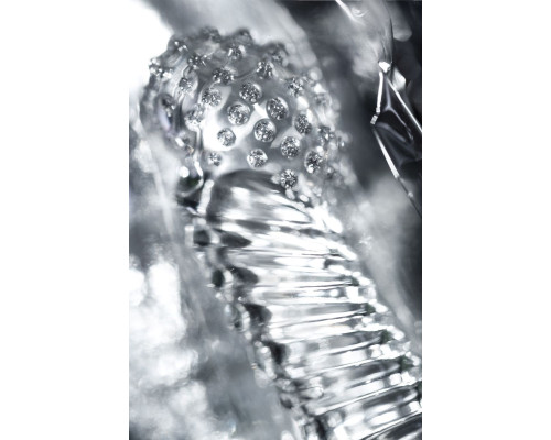 Прозрачная рельефная насадка на палец Dale - 8,5 см.