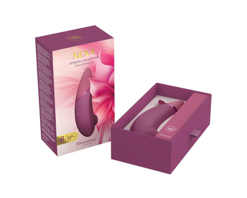 Грязно-розовый бесконтактный клиторальный стимулятор Womanizer Next