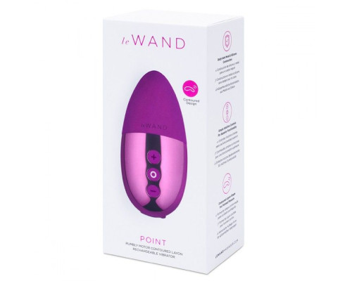Фиолетовый утяжеленный премиум-вибратор Le Wand Point