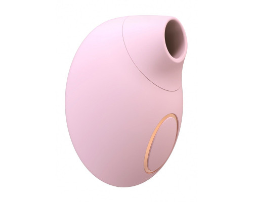 Розовый клиторальный вакуум-волновой массажер Irresistible Seductive