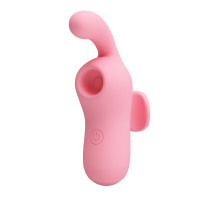 Розовый клиторальный стимулятор Magic Fairy