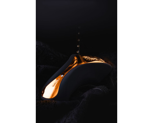 Чёрно-золотой клиторальный вибромассажер WANAME Surf