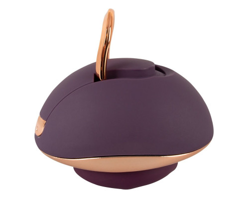 Фиолетовый вращающийся массажёр для вульвы Rotating Vulva Massager
