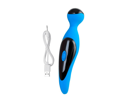 Голубой вибростимулятор COSMY - 18,3 см.