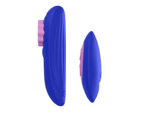 Синий вибратор в трусики с пультом ДУ Party