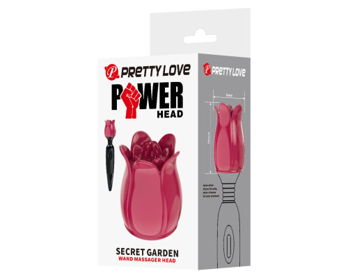 Красная насадка для wand-массажера