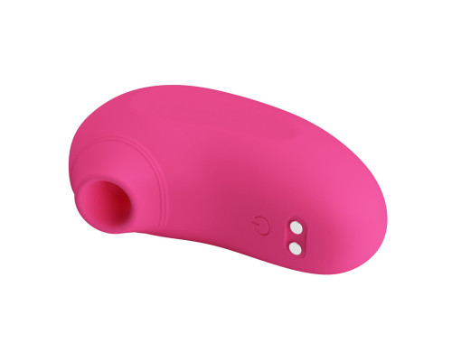 Розовый вакуумный клиторальный массажер Arila