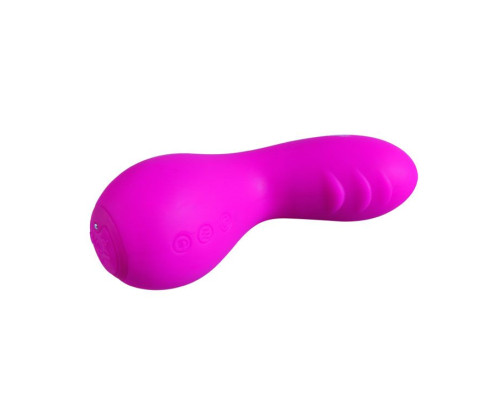 Лиловый клиторальный вибратор Gourd