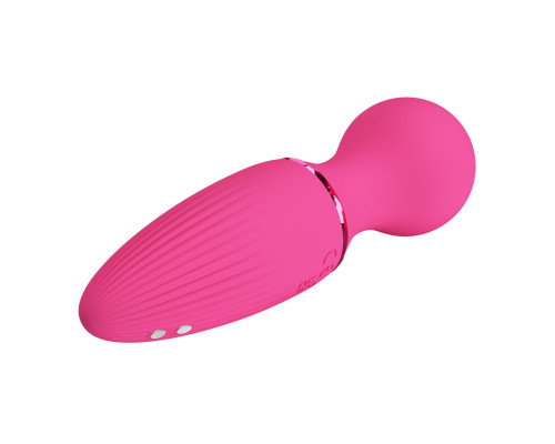 Розовый мини-wand Dwayne - 12 см.