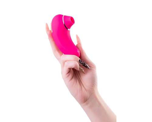 Розовый вакуум-волновой бесконтактный стимулятор клитора Laly