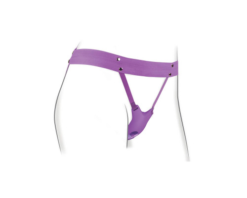 Сиреневый пояс с вибровкладкой Ultimate Butterfly Strap-On