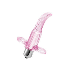 Насадка на палец в виде вибромассажера с щёточкой