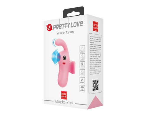 Розовый клиторальный стимулятор Magic Fairy