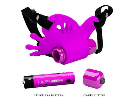 Лиловая вибробабочка на ремешках Sloane