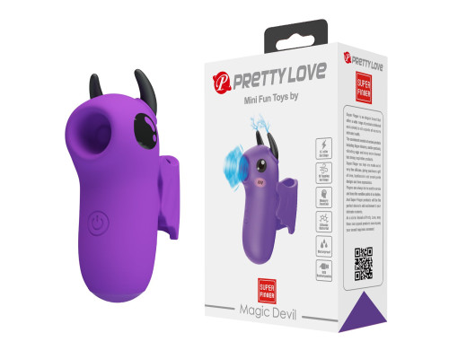 Фиолетовый стимулятор клитора Magic Devil