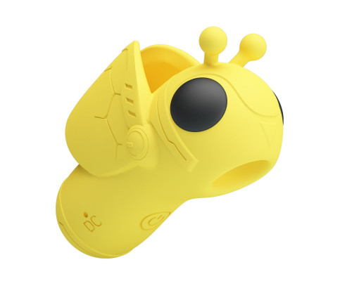 Желтый вакуумный стимулятор-пчелка Magic Bee