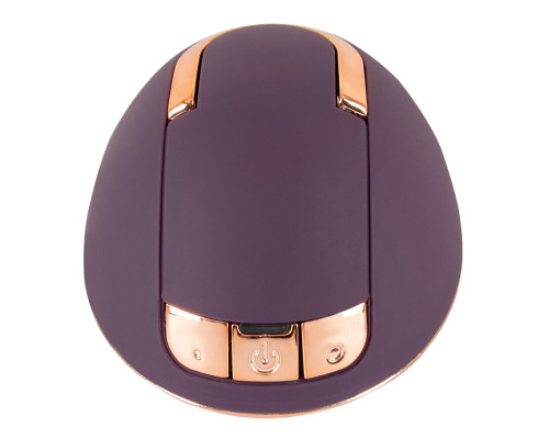 Фиолетовый вращающийся массажёр для вульвы Rotating Vulva Massager