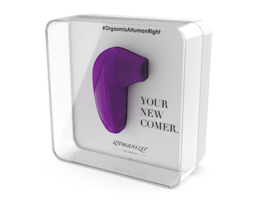 Фиолетовый вакуумный стимулятор клитора Womanizer Starlet