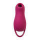 Малиновый вакуум-волновой стимулятор клитора с вибрацией Pocket Pro 1