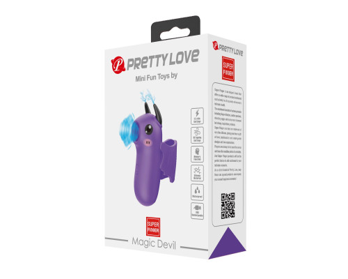 Фиолетовый стимулятор клитора Magic Devil