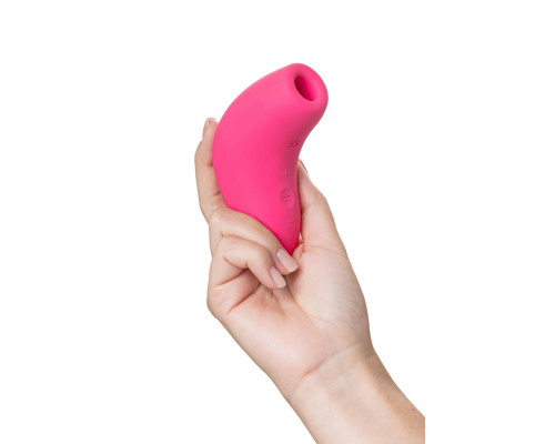 Розовый вакуум-волновой бесконтактный стимулятор клитора Magnetic Deep Pulse