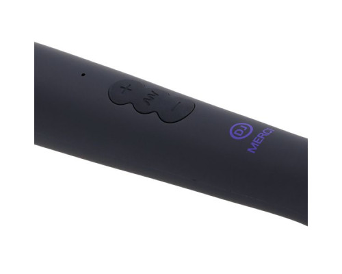 Черный жезловый вибромассажёр Merci Power Wand