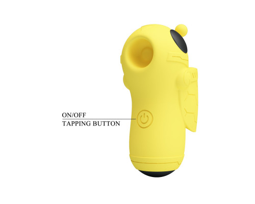 Желтый вакуумный стимулятор-пчелка Magic Bee