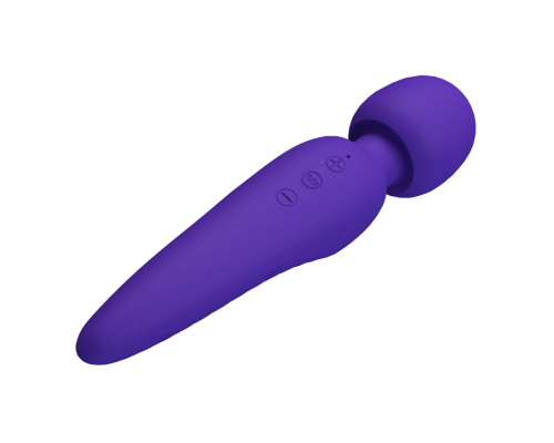 Фиолетовый wand-вибратор Meredith