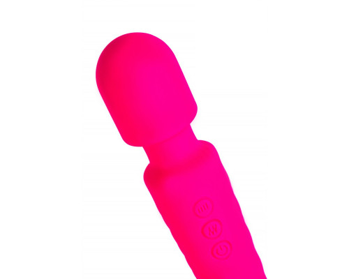 Розовый жезловый вибратор Peony - 20,5 см.
