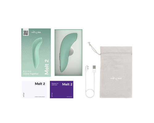 Мятный бесконтактный клиторальный стимулятор We-Vibe Melt 2