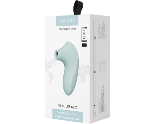 Розовый мембранно-волновой клиторальный стимулятор Pulse Lite Neo