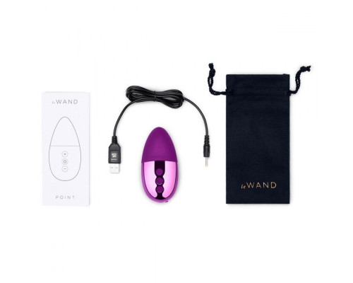Фиолетовый утяжеленный премиум-вибратор Le Wand Point