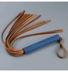 Плеть с джинсовой ручкой «Дикий Запад» - 60 см.