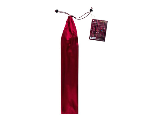 Черный гладкий стек с тонкой ручкой - 48 см.