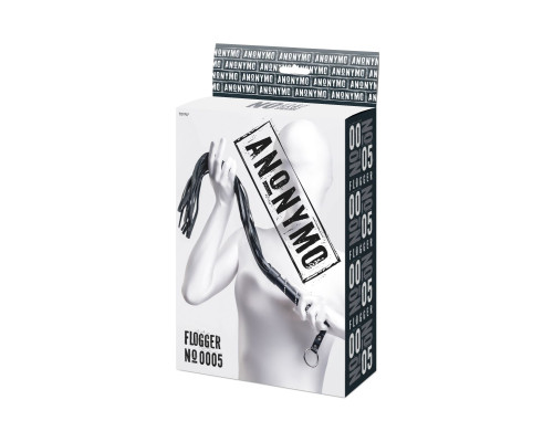 Черный флоггер Anonymo - 64 см.