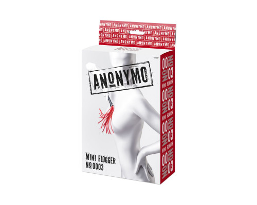Красно-черный флоггер Anonymo - 28 см.