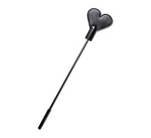 Черный стек со шлепком в форме сердца Anonymo - 35 см.