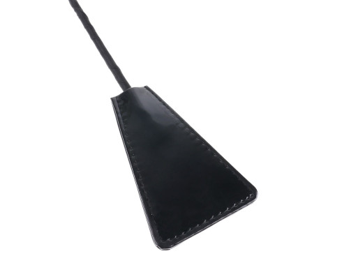 Черный стек Feather Crop с пуховкой на конце - 53,3 см.