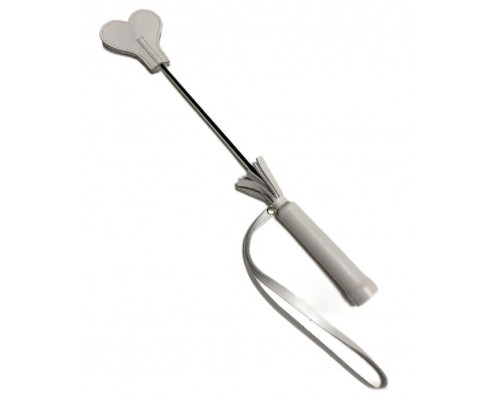 Белый кожаный мини-стек - 36 см.