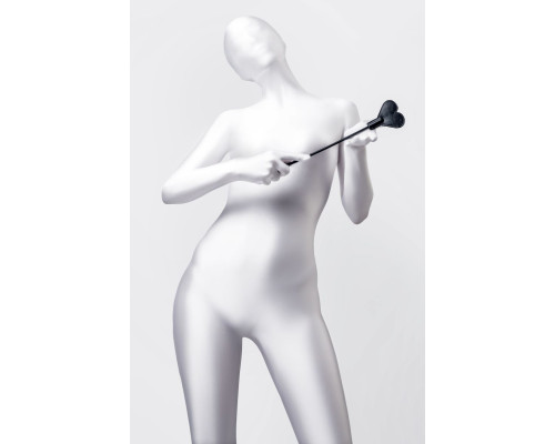 Черный стек со шлепком в форме сердца Anonymo - 35 см.