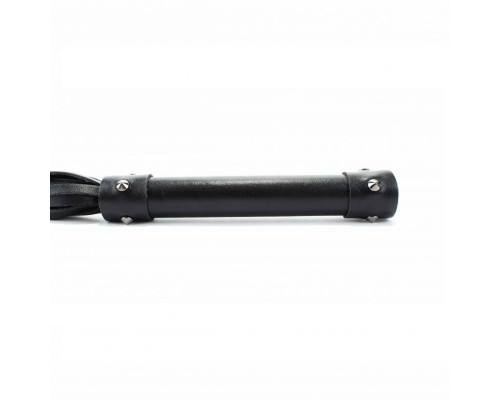 Черная длинная плеть с шипами - 55 см.