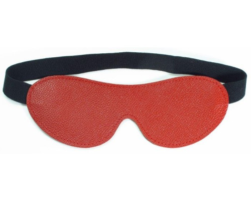 Красная кожаная маска на глаза