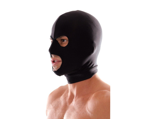 Маска на лицо с прорезями для глаз и рта