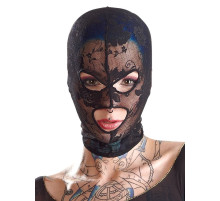 Кружевная маска-балаклава с отверстиями для глаз и рта