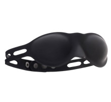 Черная плотная силиконовая маска