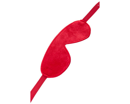 Красная маска Anonymo из искусственной кожи