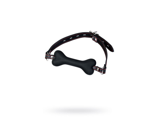 Черный кляп-трензельTOYFA Theatre в виде косточки