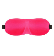 Розовая глухая маска на резинке