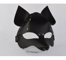 Черная кожаная маска  Лиса