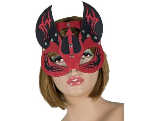 Маска дьяволицы с рожками